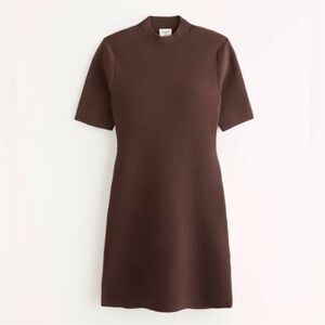 Abercrombie Mock Neck Knit Mini Sweater Dress
